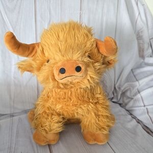 Highland Cow Bull Plush Stuffed Toy Caravan Softoys 14 Inch 2023
